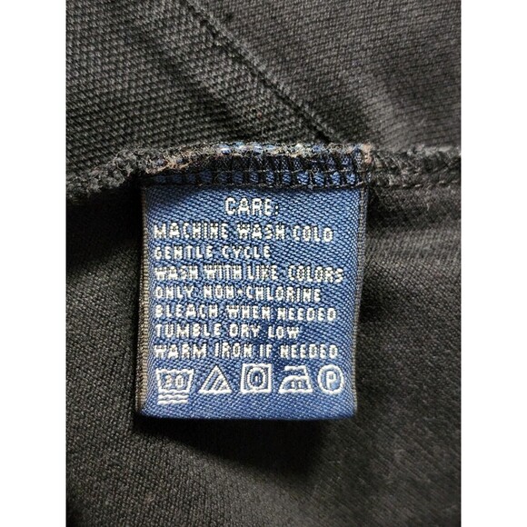 Ralph Lauren Sport Women Polo Shirt Dress Black Purple Jersey Stripe Logo Size M - Picture 8 of 9